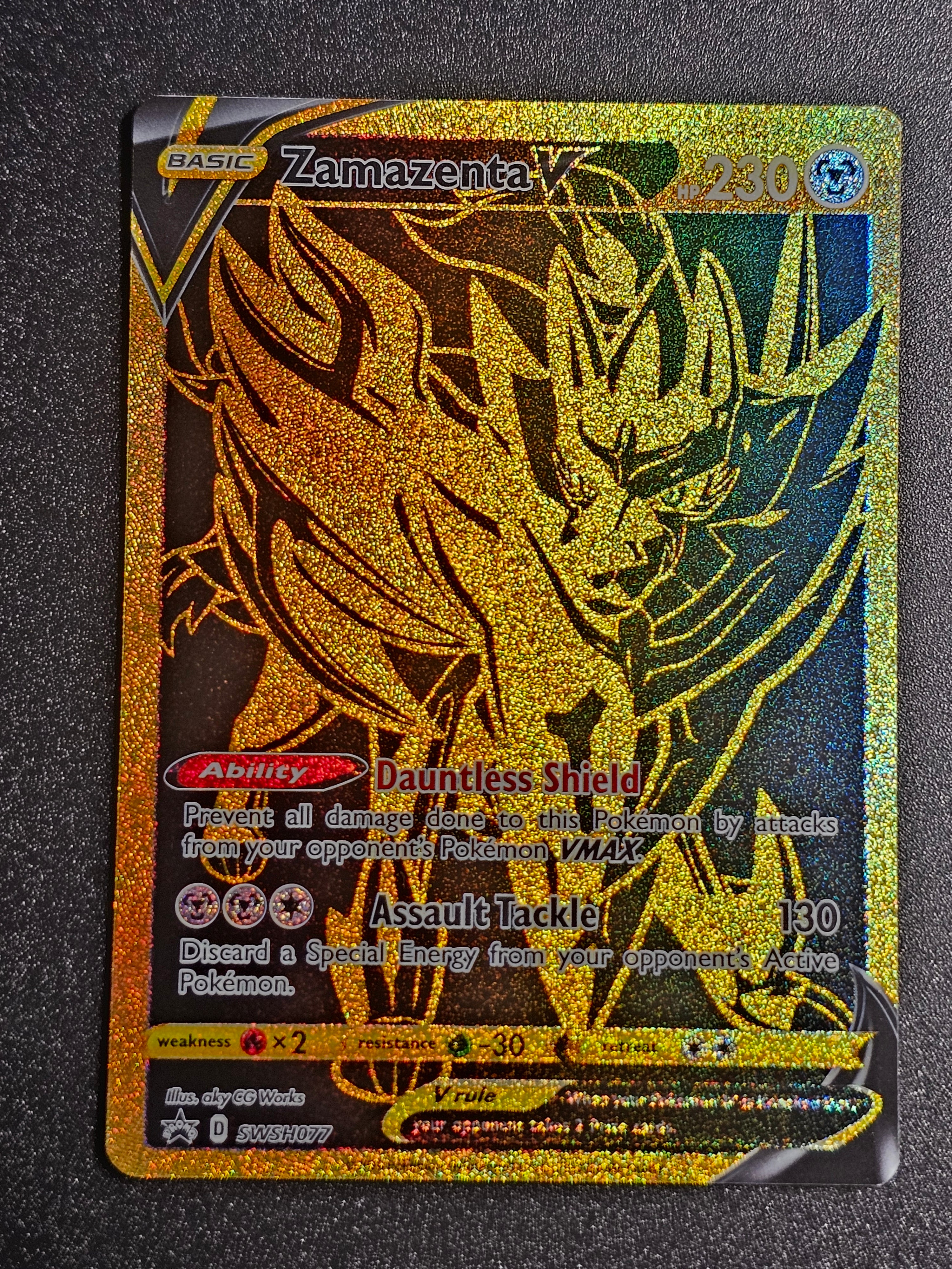 Pokemon TCG - Zamazenta V SWSH077 Promo