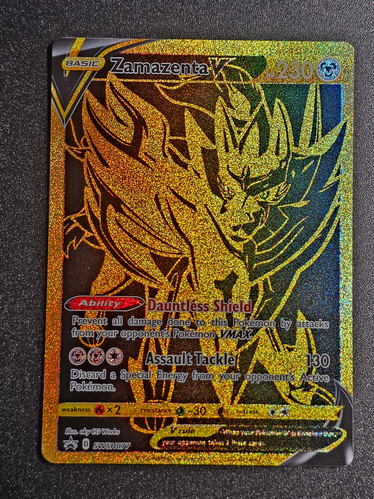 Pokemon TCG - Zamazenta V SWSH077 Promo