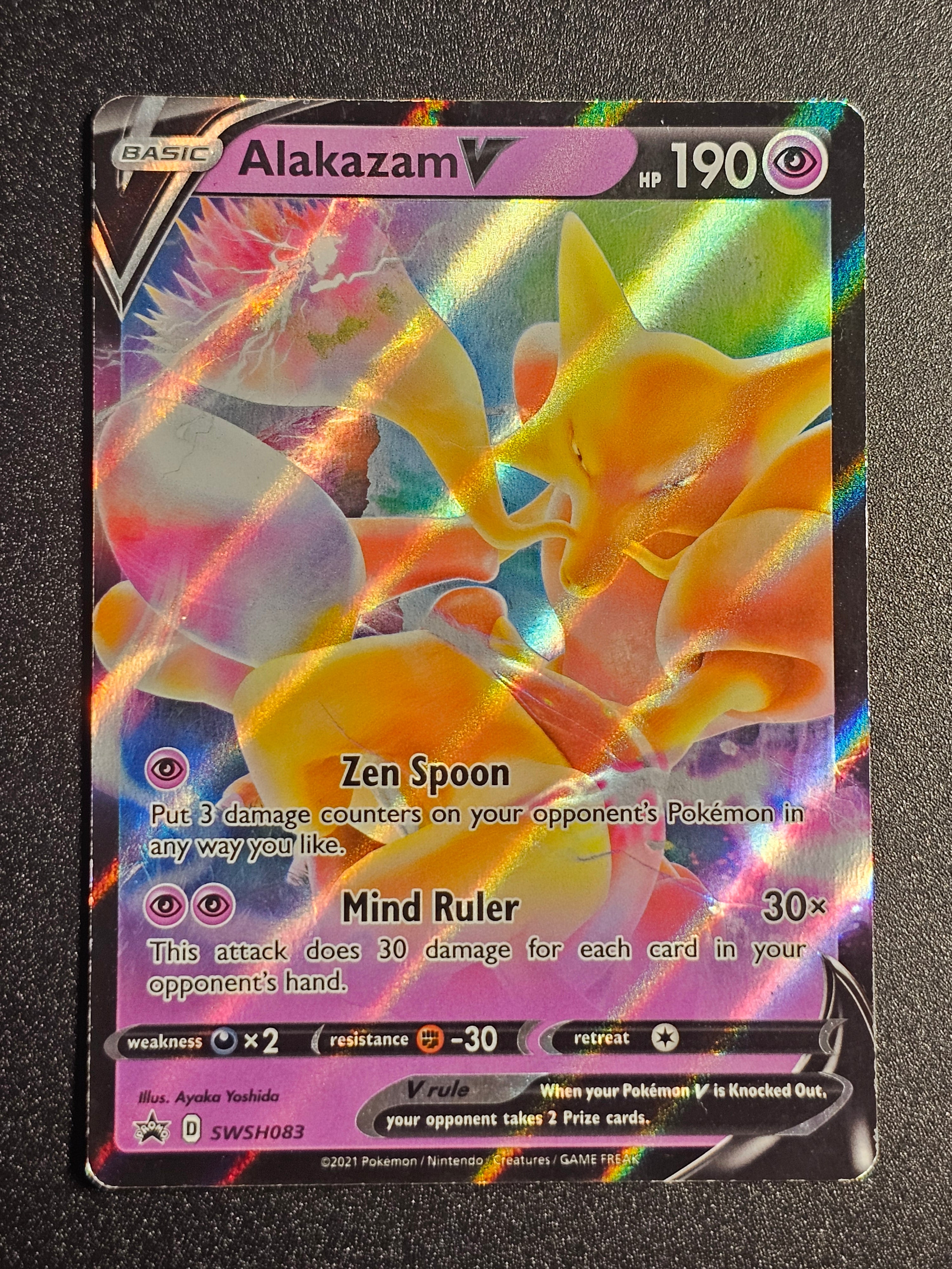 Pokemon TCG - Alakazam V SWSH083 Promo
