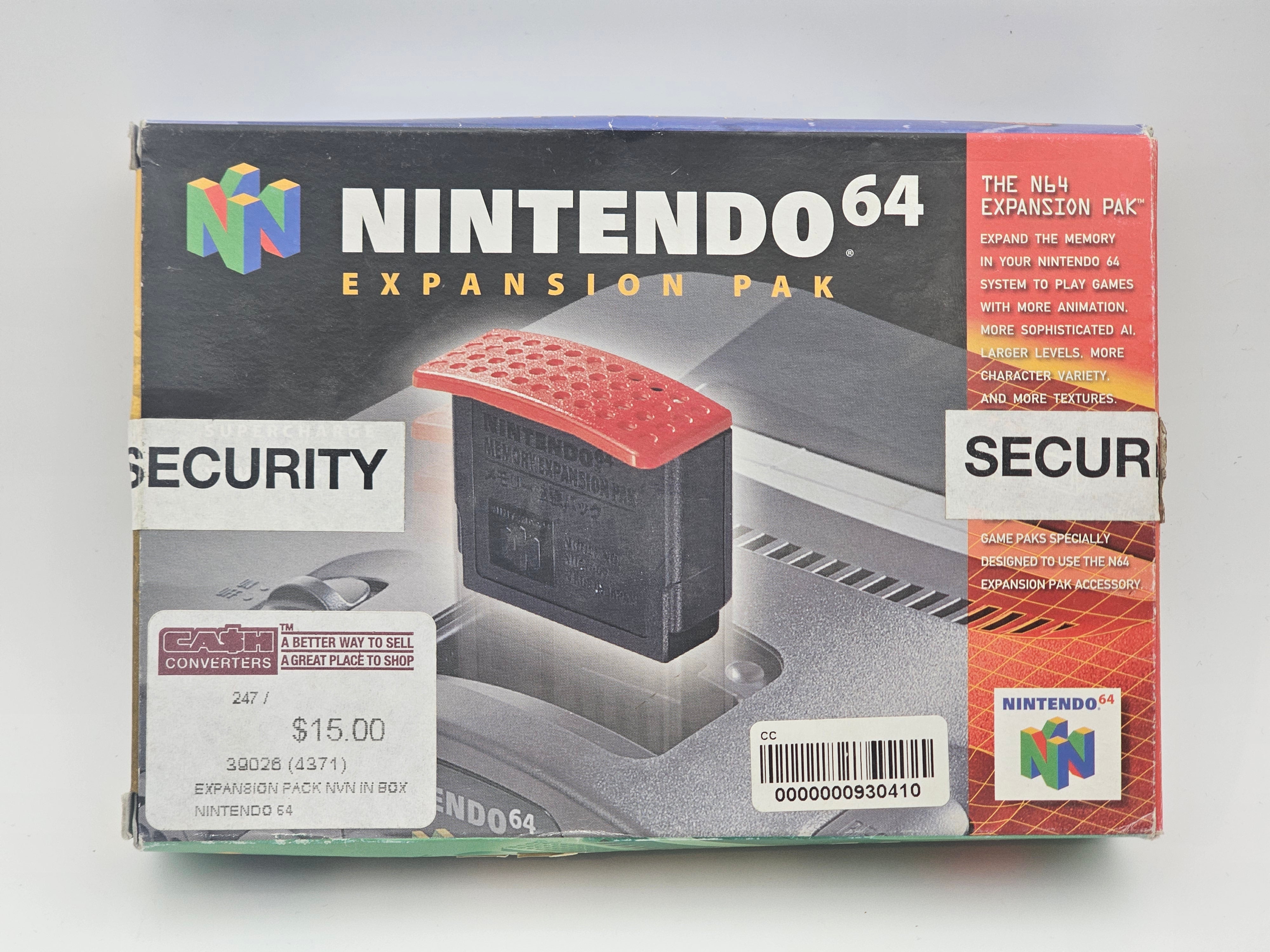Nintendo 64 - Expansion Pak Box