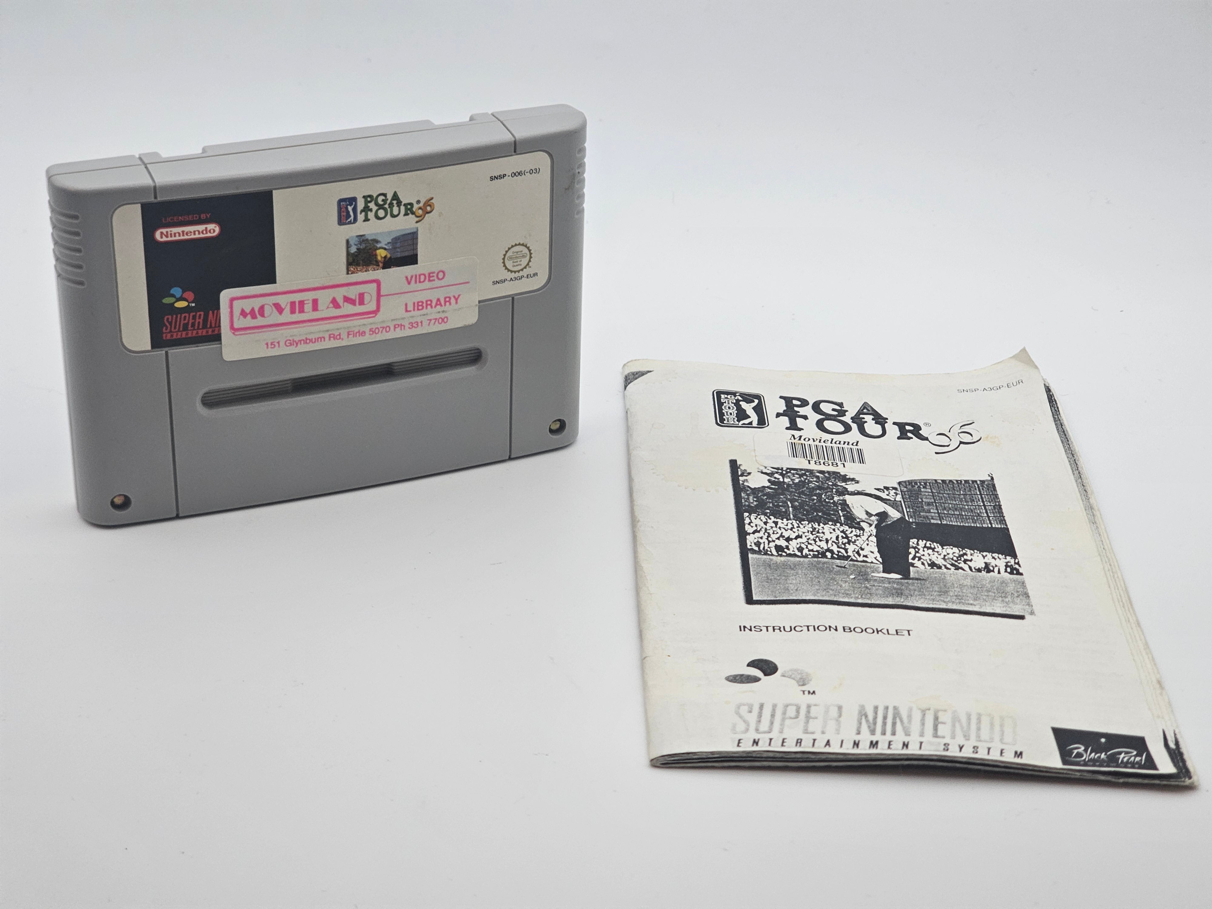 Super Nintendo - PGA Tour 96 PAL