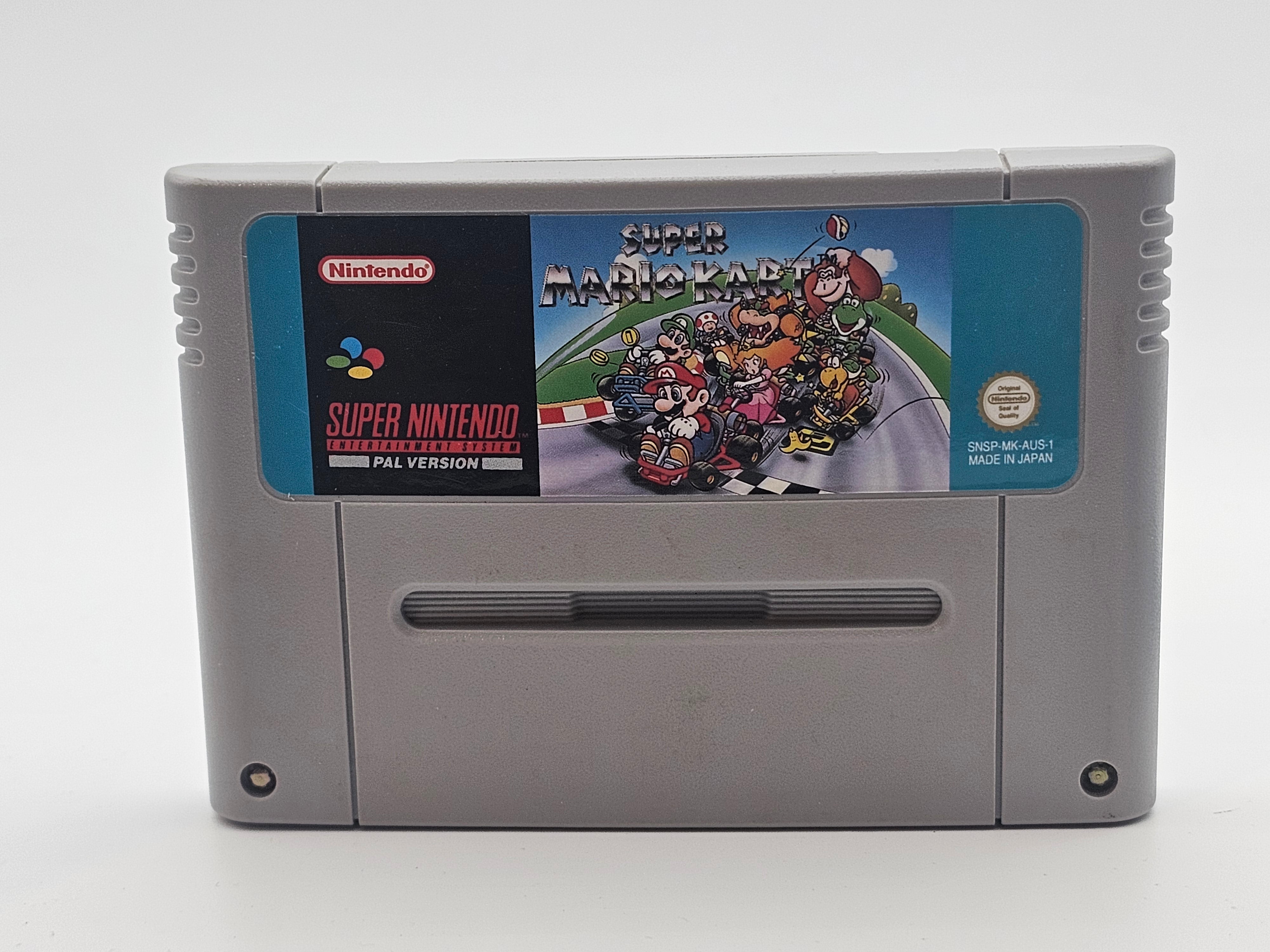 Super Nintendo - Super Mariokart PAL Boxed