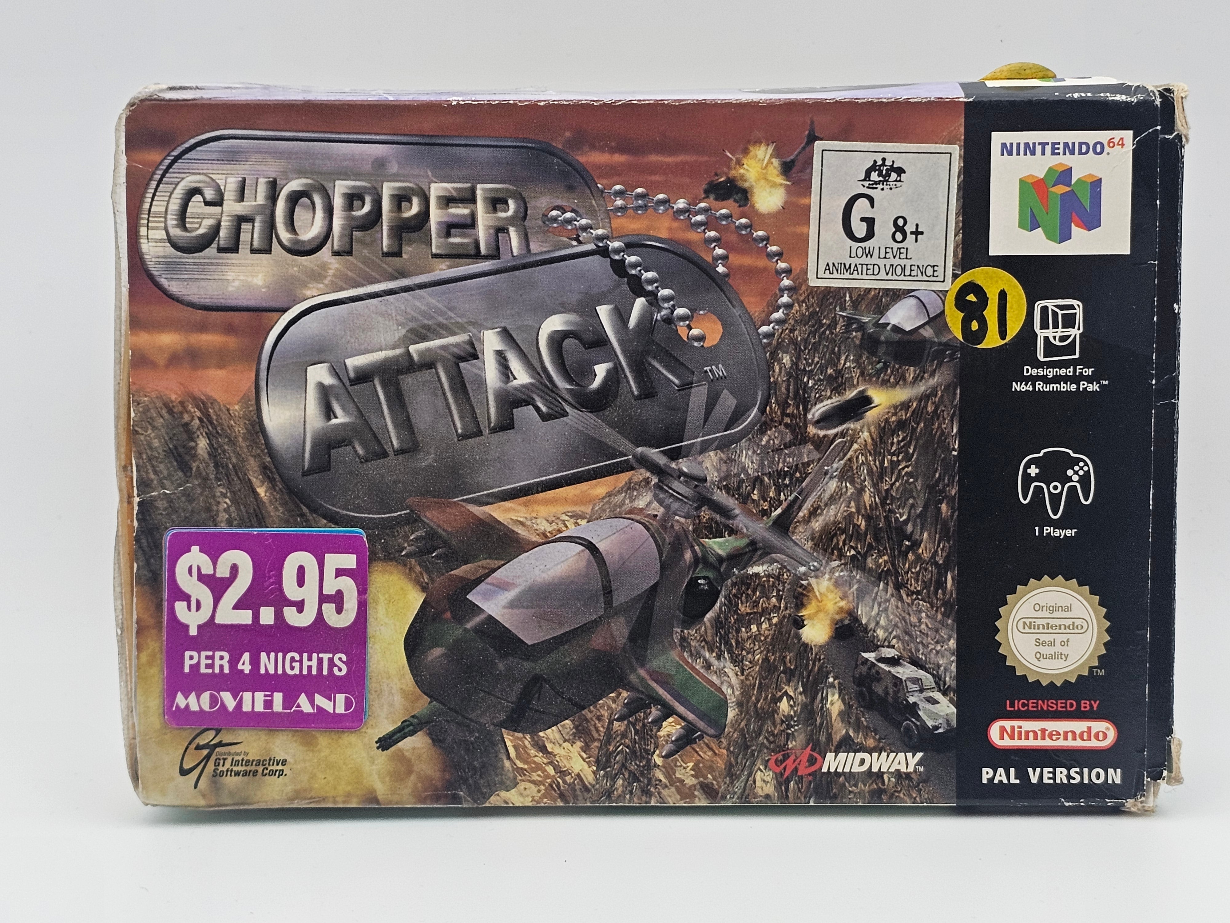 Nintendo 64 - Chopper Attack PAL Boxed