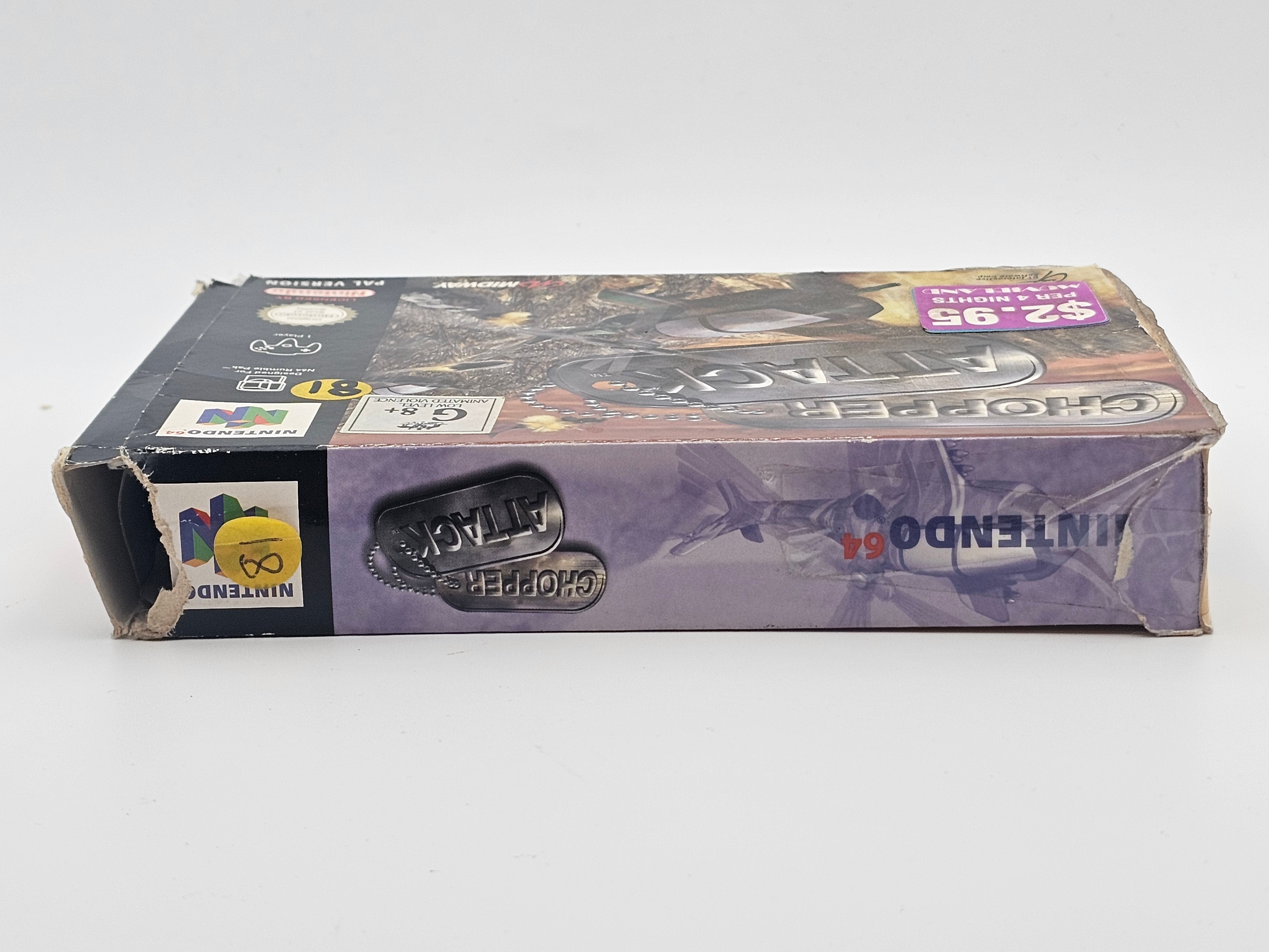 Nintendo 64 - Chopper Attack PAL Boxed