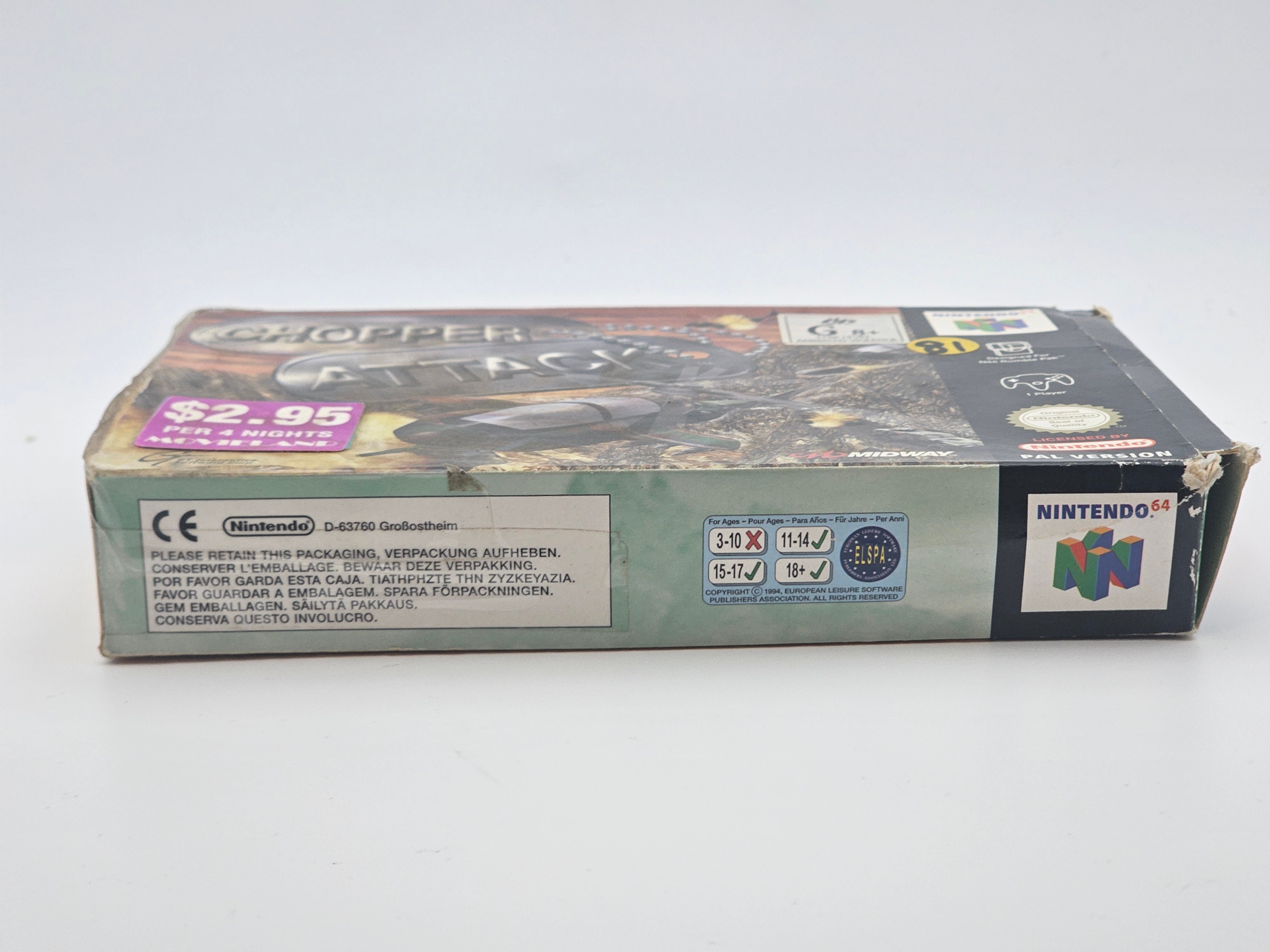 Nintendo 64 - Chopper Attack PAL Boxed