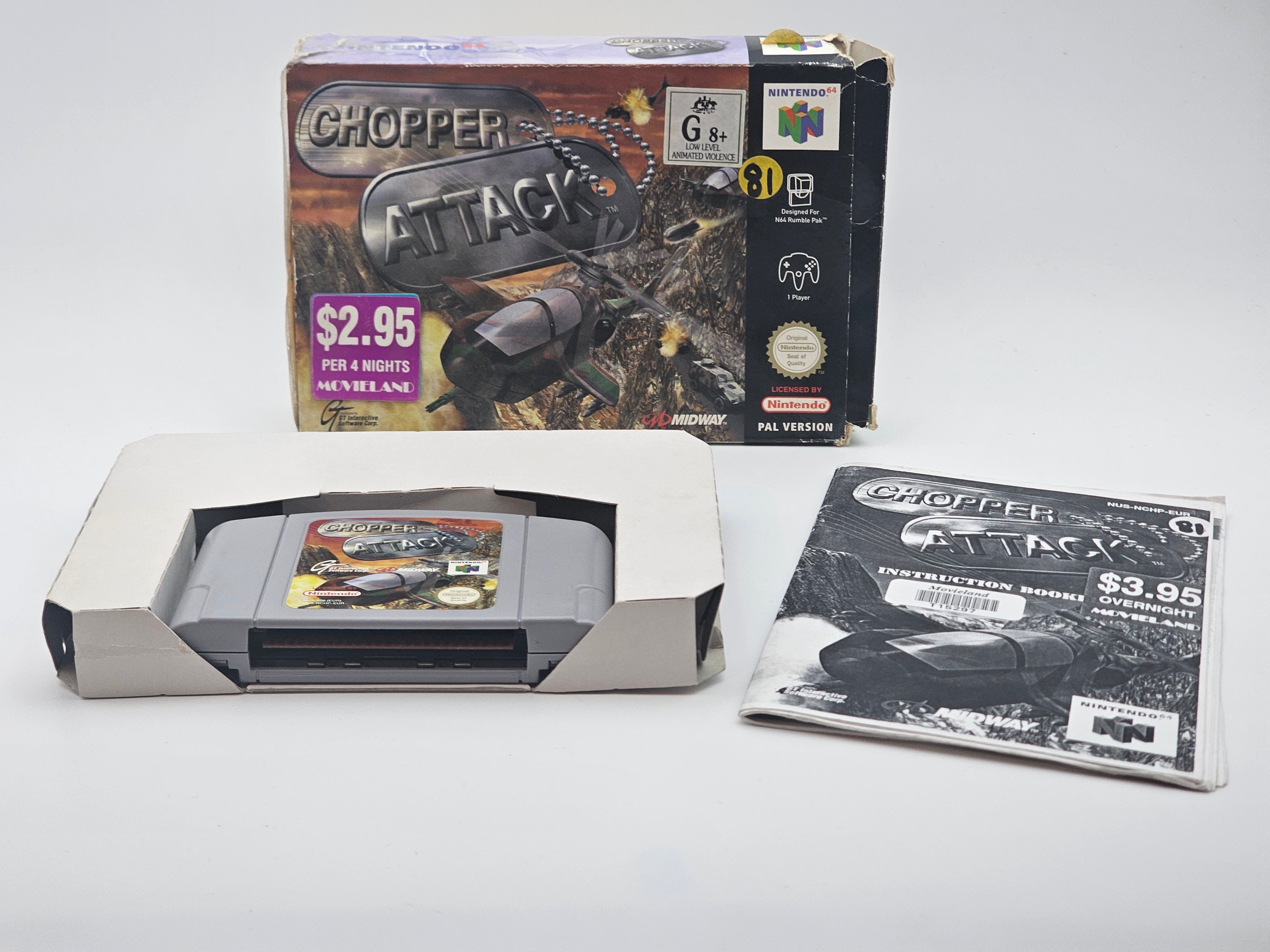 Nintendo 64 - Chopper Attack PAL Boxed