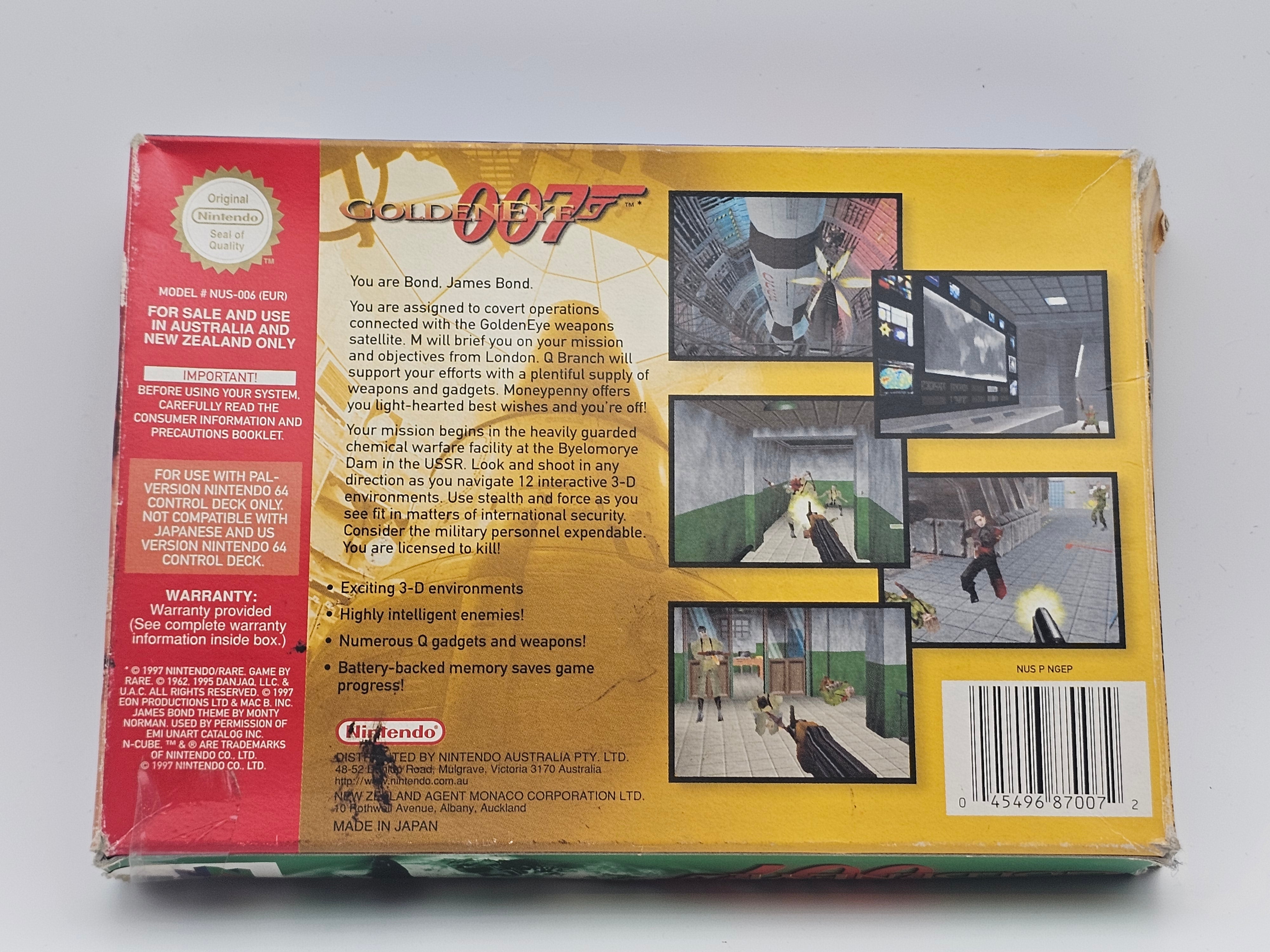 Nintendo 64 - 007 Goldeneye PAL Boxed