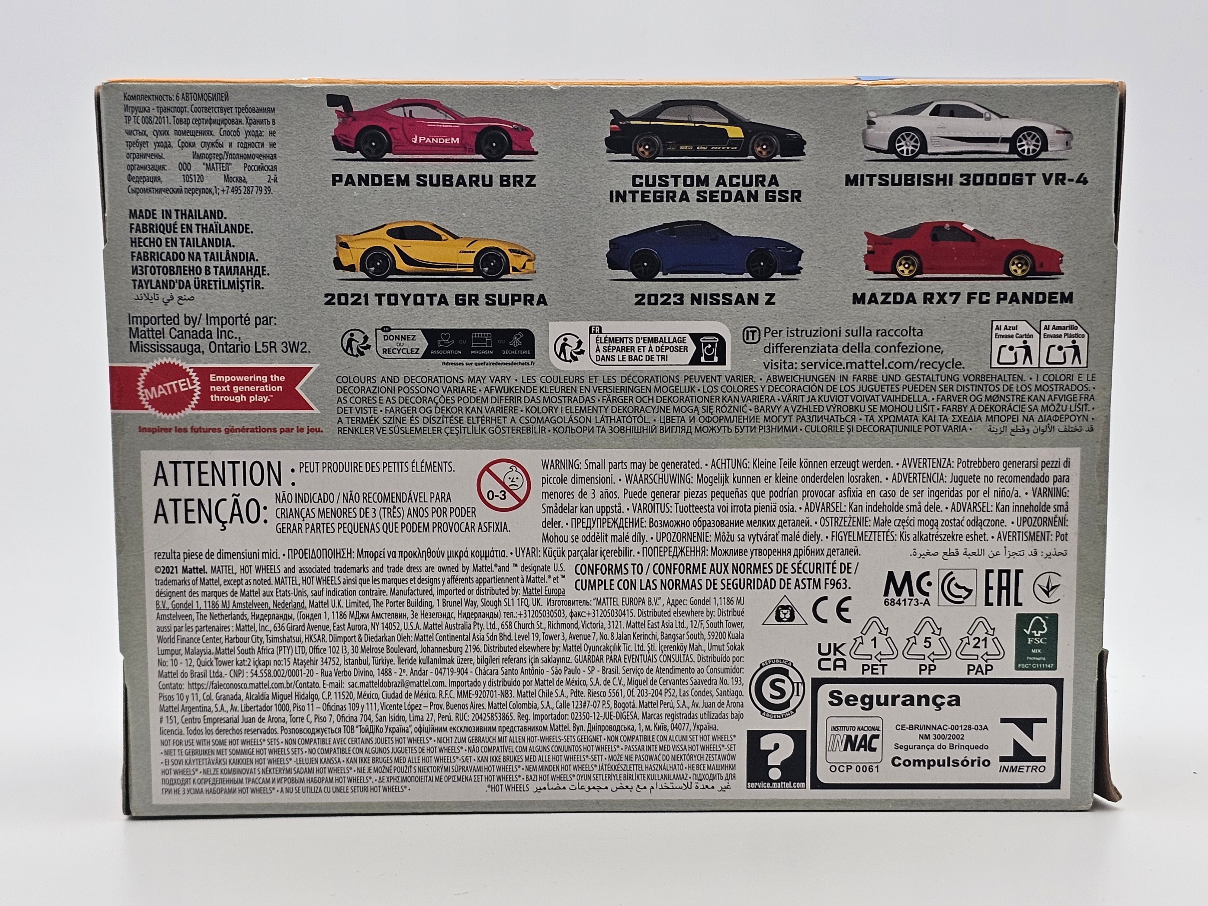 2024 Hot Wheels JDM Japanese Street Theme Box Set