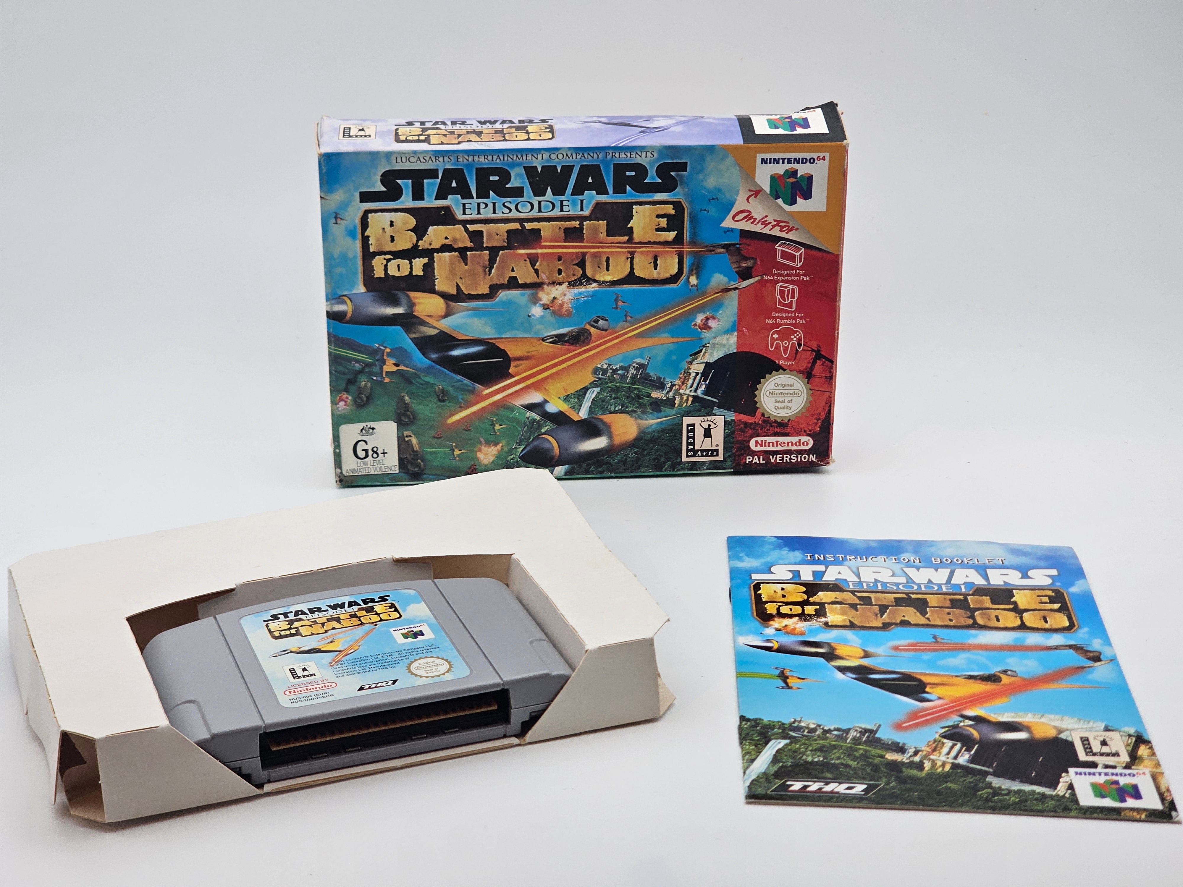 Nintendo 64 - Star Wars Battle for Naboo PAL Boxed