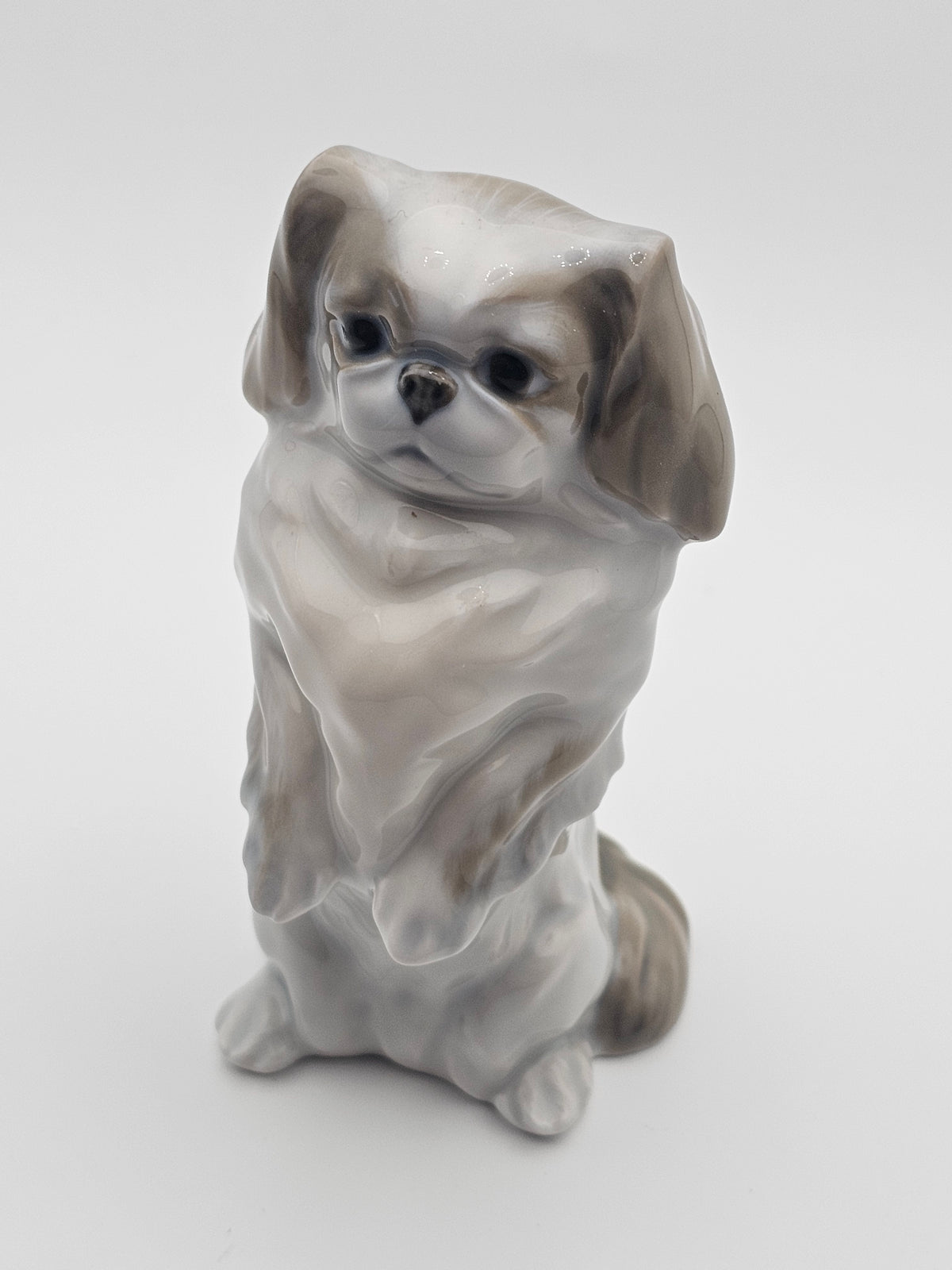 Pekingese Vintage Collectable Dog Statue Royal Copenhagen Denmark