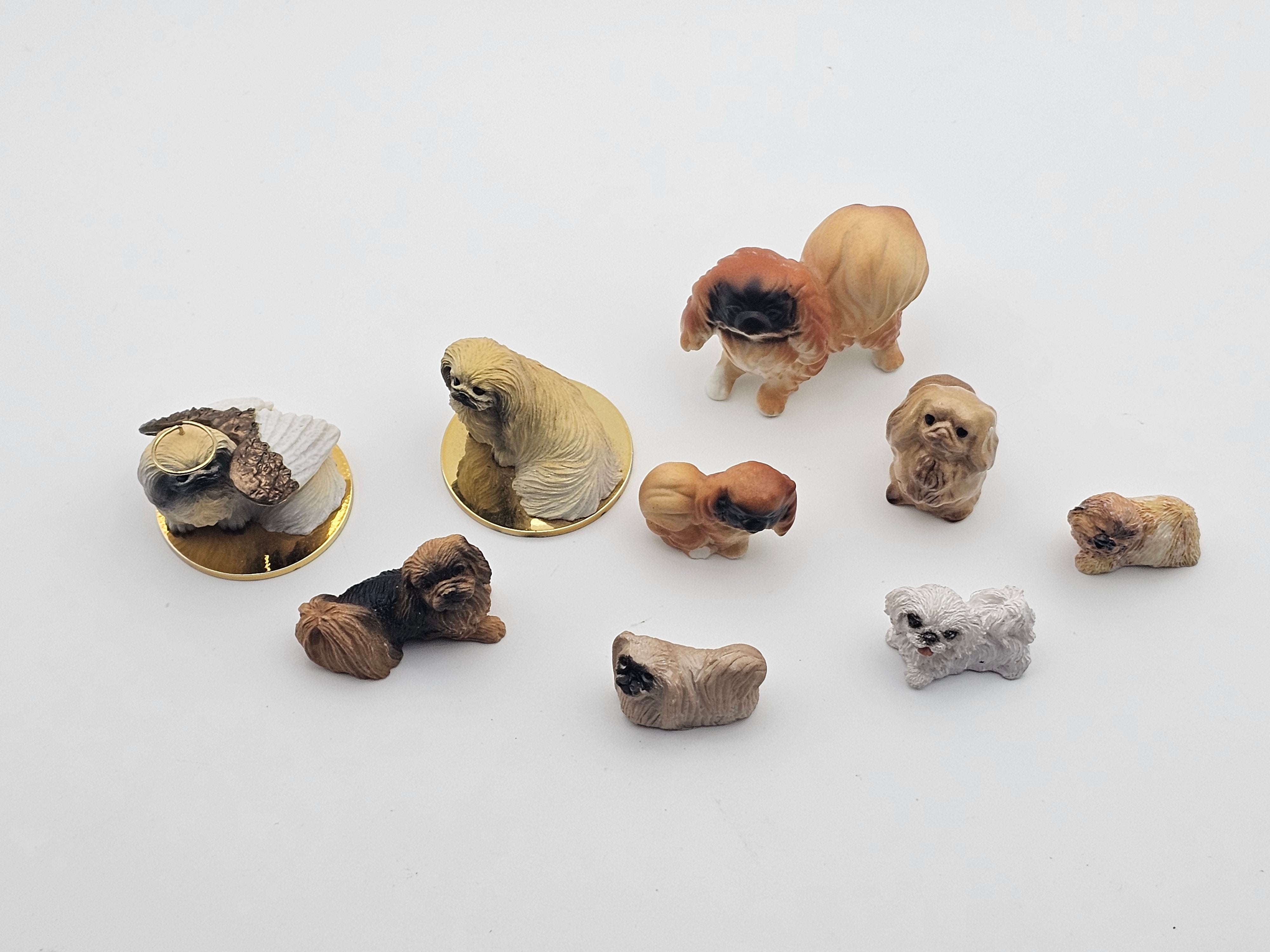 Pekingese Vintage Collectable Dog Statue collection