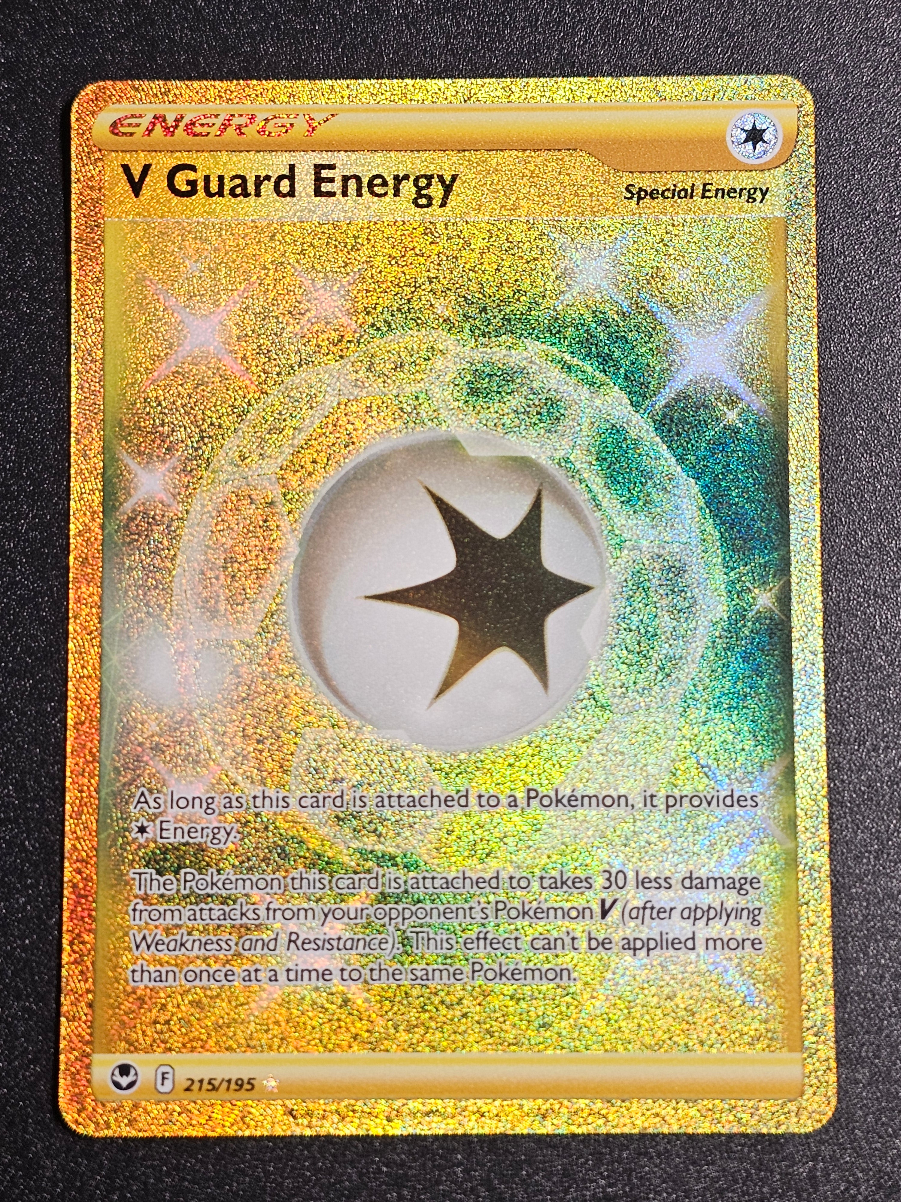 Pokemon TCG -  V Guard Energy 215/195 Silver Tempest