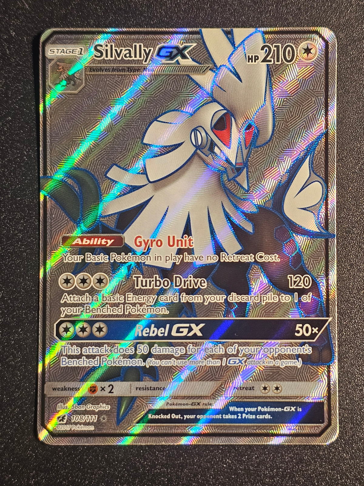 Pokemon TCG -  Silvally GX 108/111 Crimson Invasion
