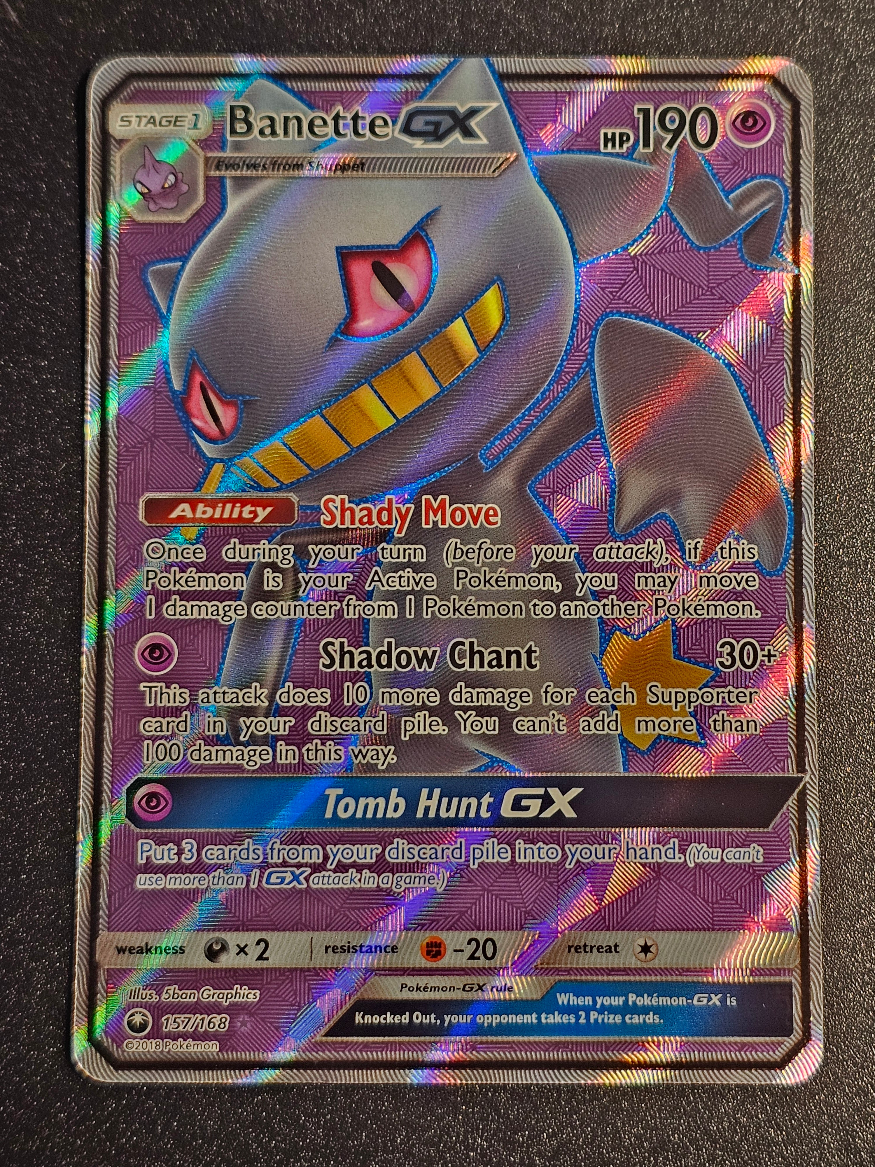 Pokemon TCG - Banette GX 157/168 Celestial Storm