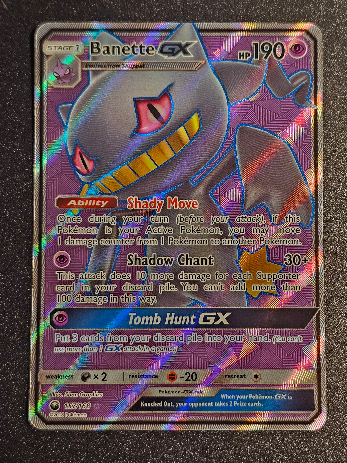 Pokemon TCG - Banette GX 157/168 Celestial Storm
