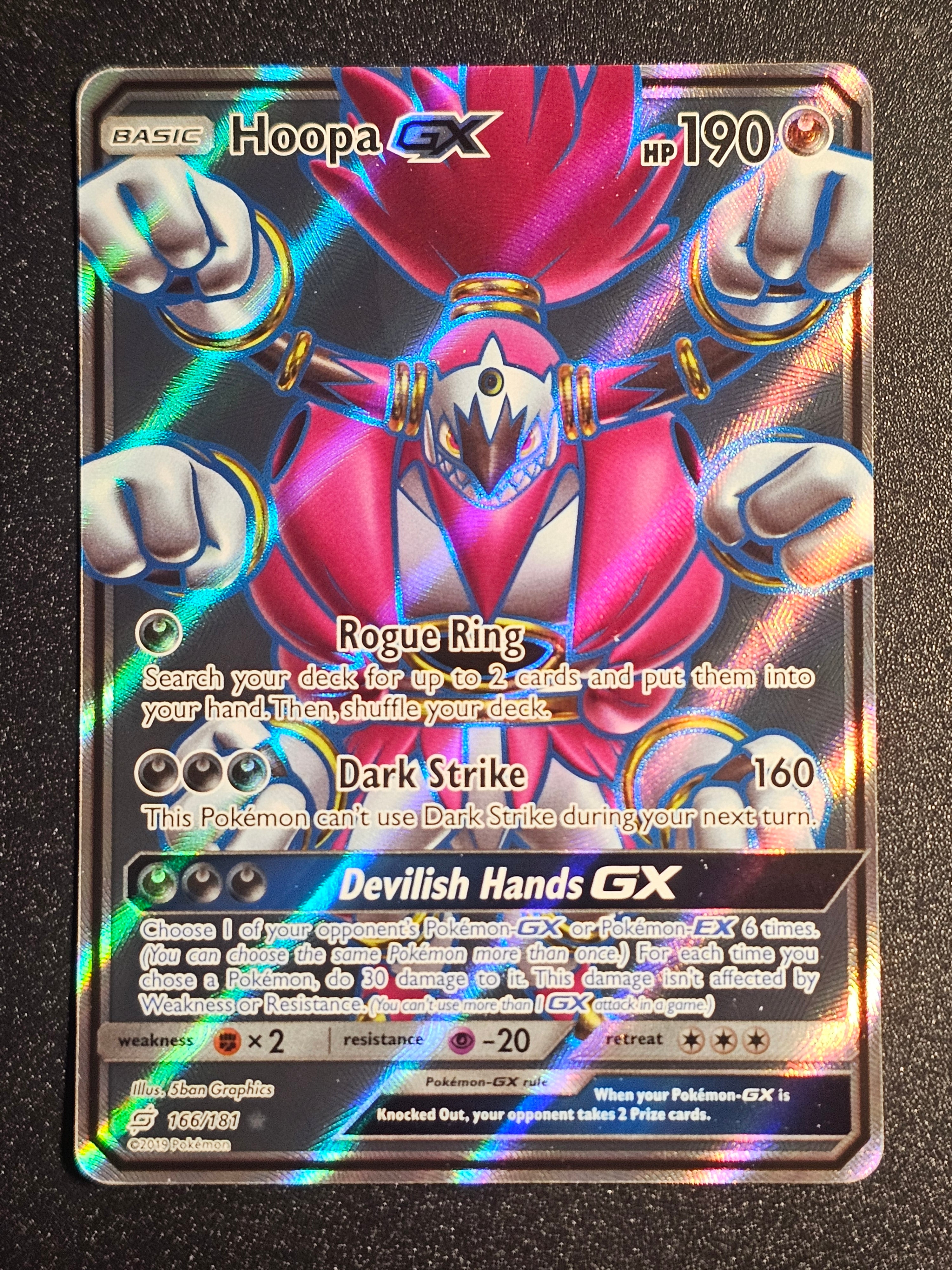 Pokemon TCG - Hoopa GX 166/181 Team Up
