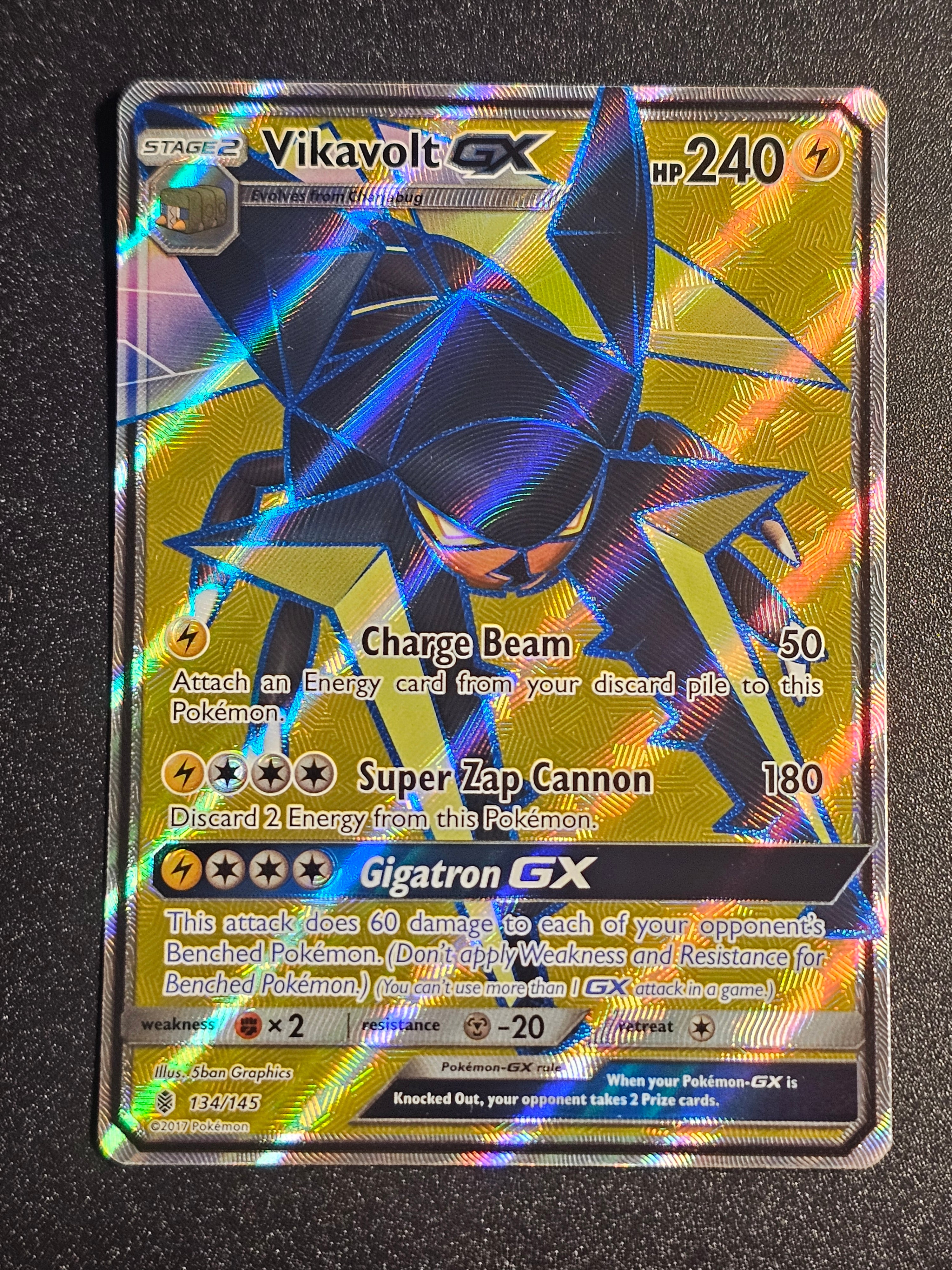 Pokemon TCG - Vikavolt GX 134/145 Guardians Rising