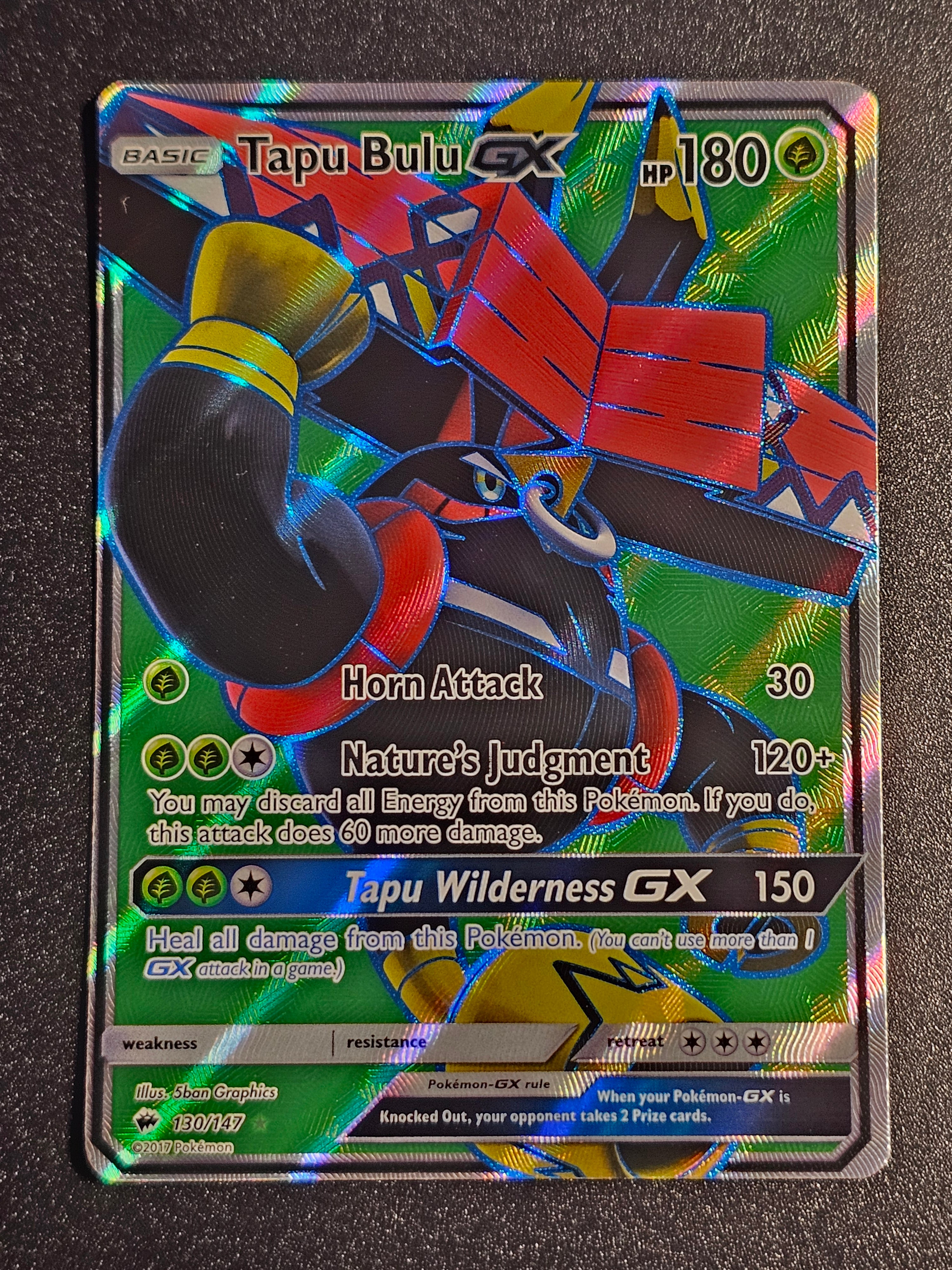 Pokemon TCG - Tapu Bulu GX 130/147 Burning Shadows