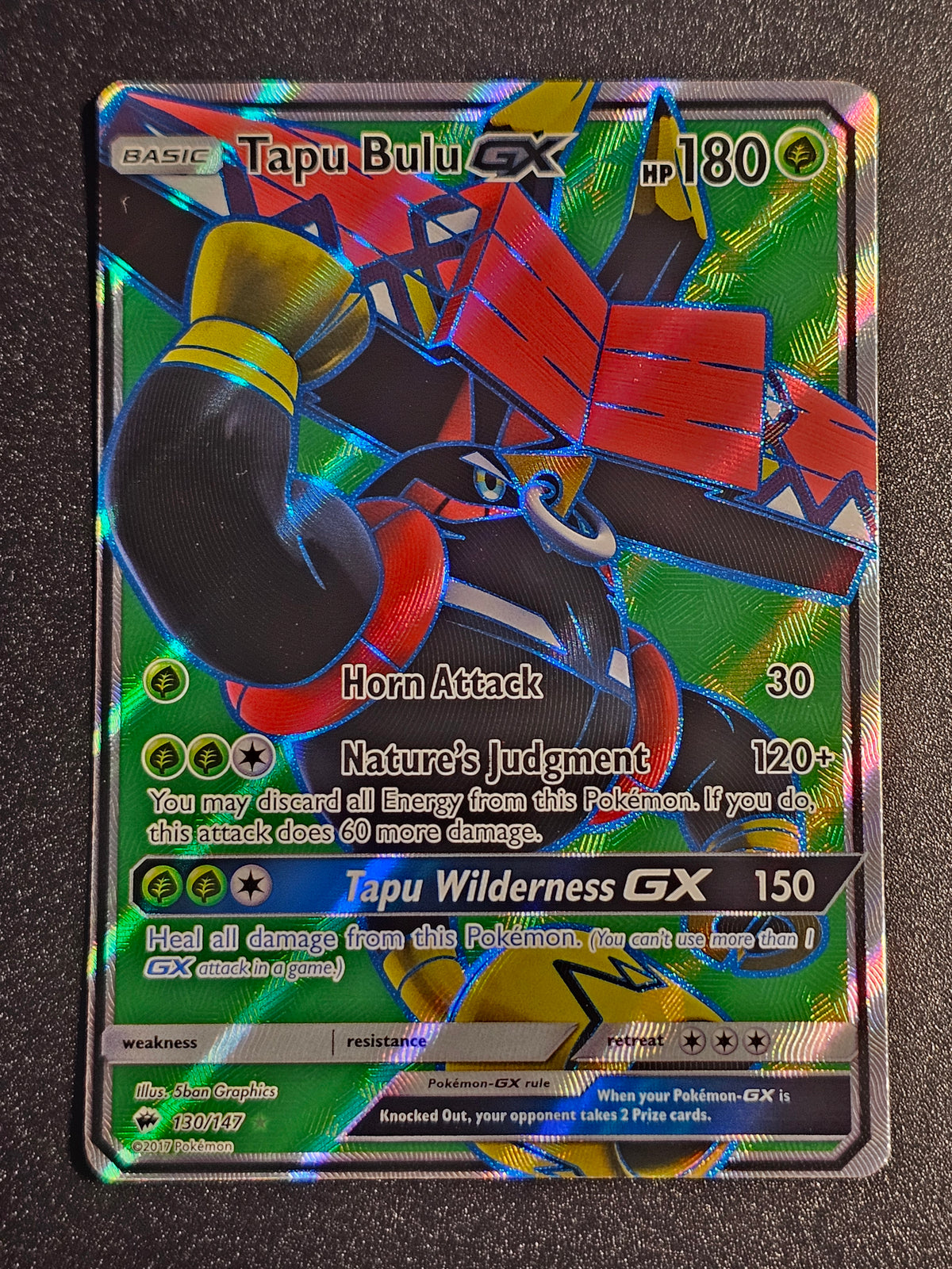 Pokemon TCG - Tapu Bulu GX 130/147 Burning Shadows