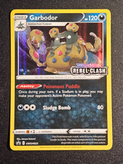Pokemon TCG - Garbodor SWSH025 Rebel Clash Pre Release Promo