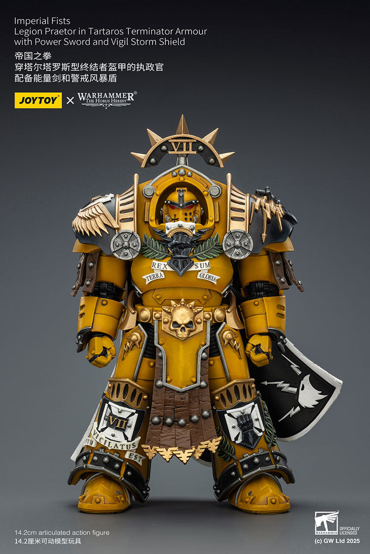 Warhammer Joytoy Imperial Fists Legion Praetor in Tartaros Terminator Armour