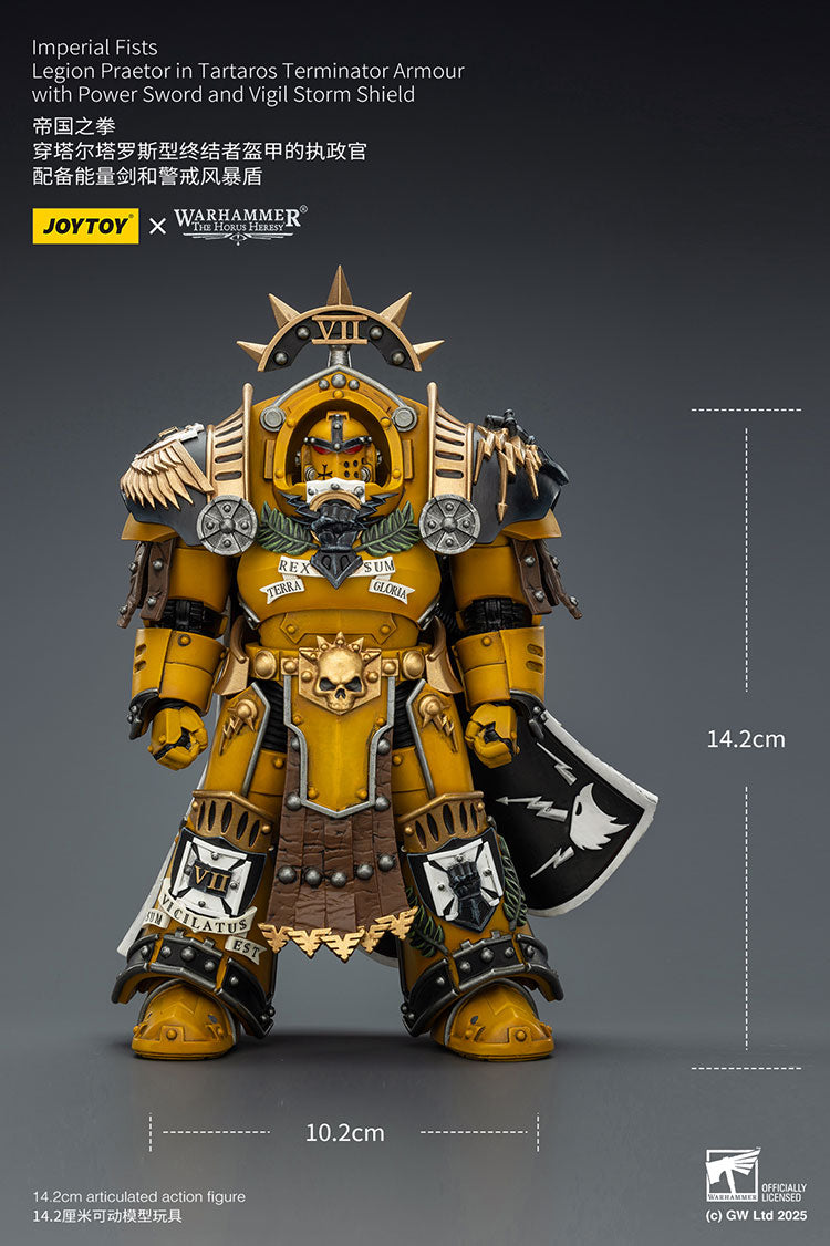 Warhammer Joytoy Imperial Fists Legion Praetor in Tartaros Terminator Armour