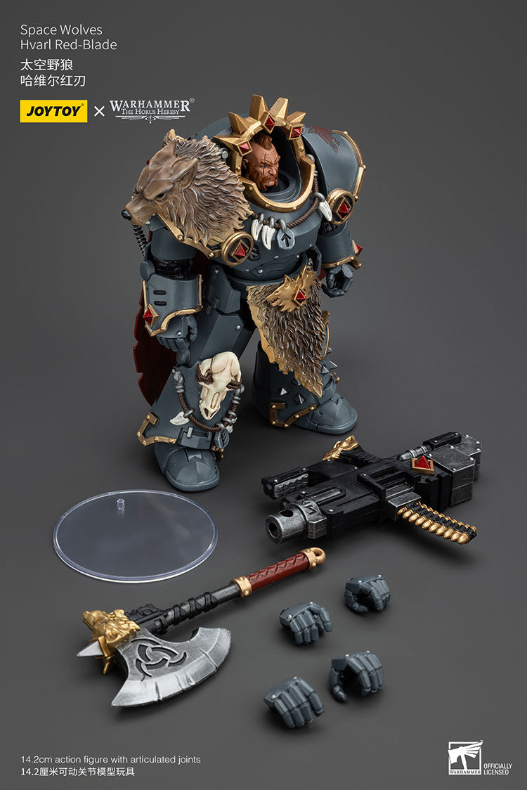 Joytoy Warhammer - Space Wolves Hvarl Red-Blade