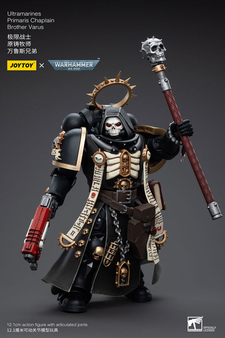Warhammer Joytoy Ultramarines Primaris Chaplain Brother Varus