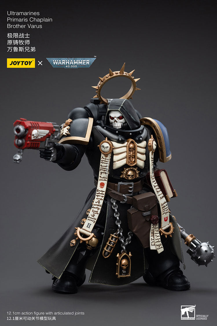 Warhammer Joytoy Ultramarines Primaris Chaplain Brother Varus