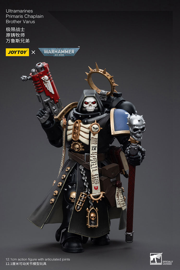 Warhammer Joytoy Ultramarines Primaris Chaplain Brother Varus