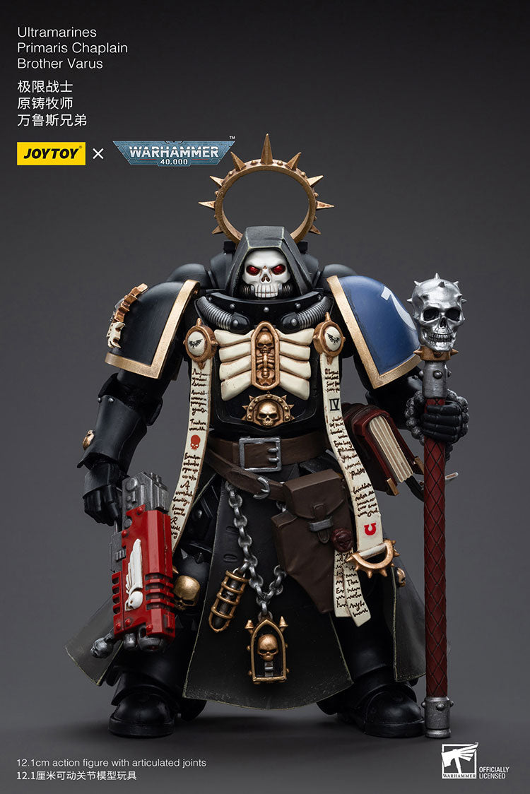 Warhammer Joytoy Ultramarines Primaris Chaplain Brother Varus