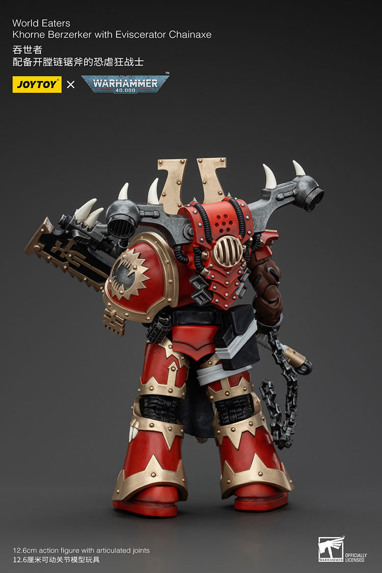 Warhammer Joytoy World Eaters Khorne Berzerker with Chainaxe