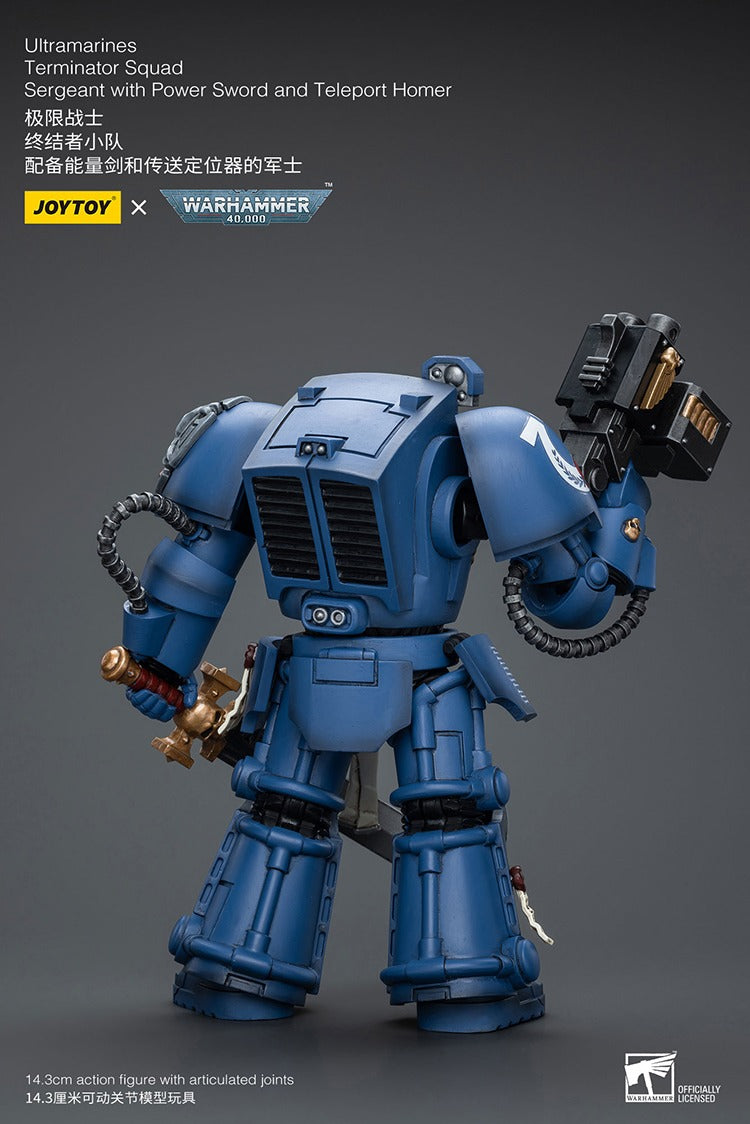 Warhammer Joytoy  Ultramarines Sergeant with Power Sword and Teleport Homer