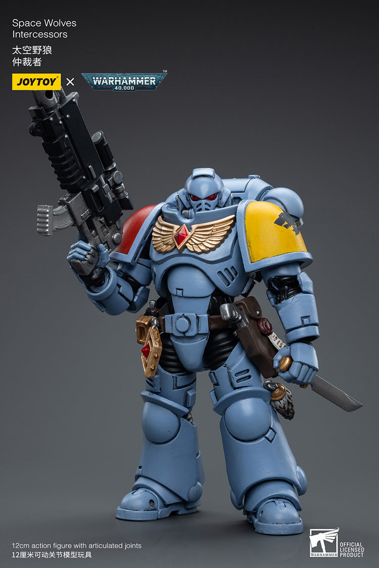 Joytoy Warhammer 40k Space Wolves Intercessors with Bolt Rifle