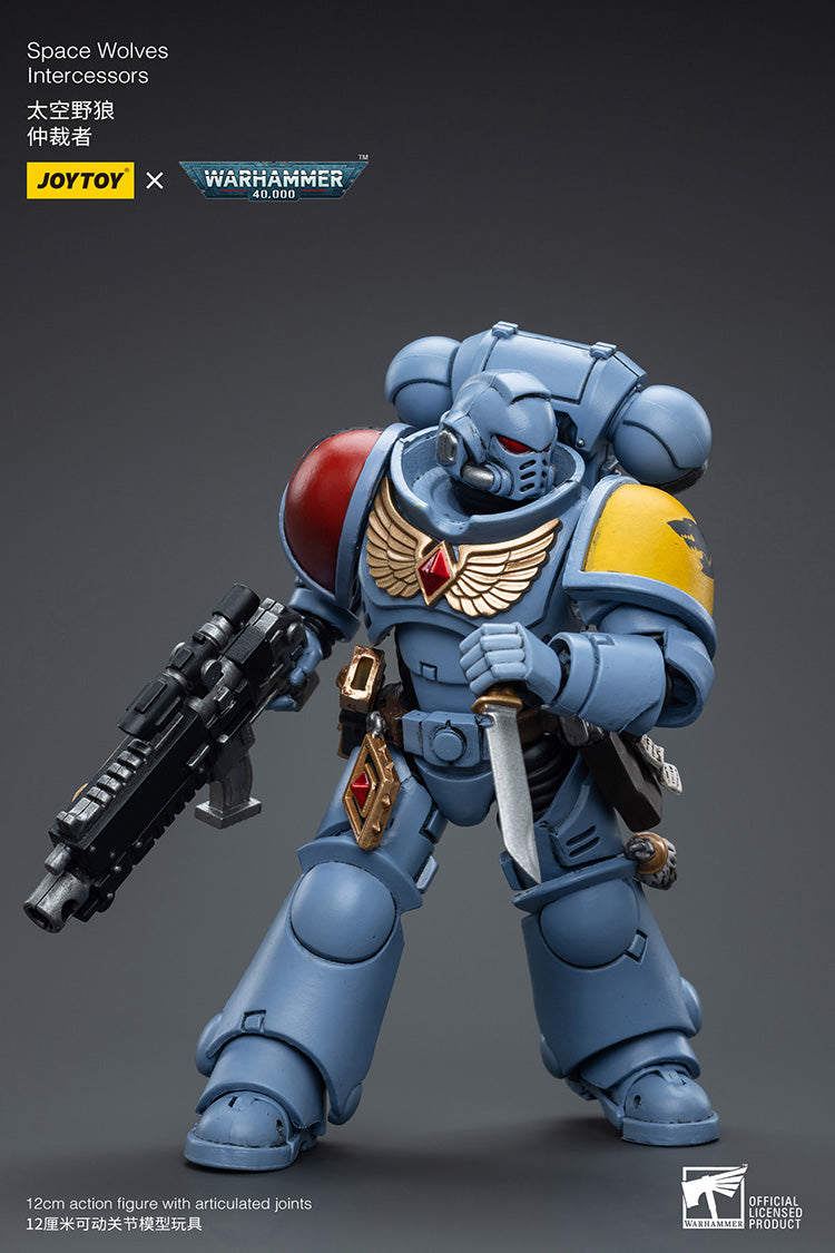 Joytoy Warhammer 40k Space Wolves Intercessors with Bolt Rifle