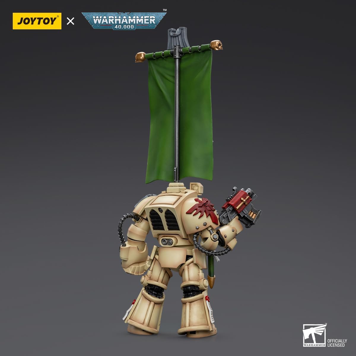 Joytoy Warhammer 40k Dark Angels Deathwing Ancient with Company Banner