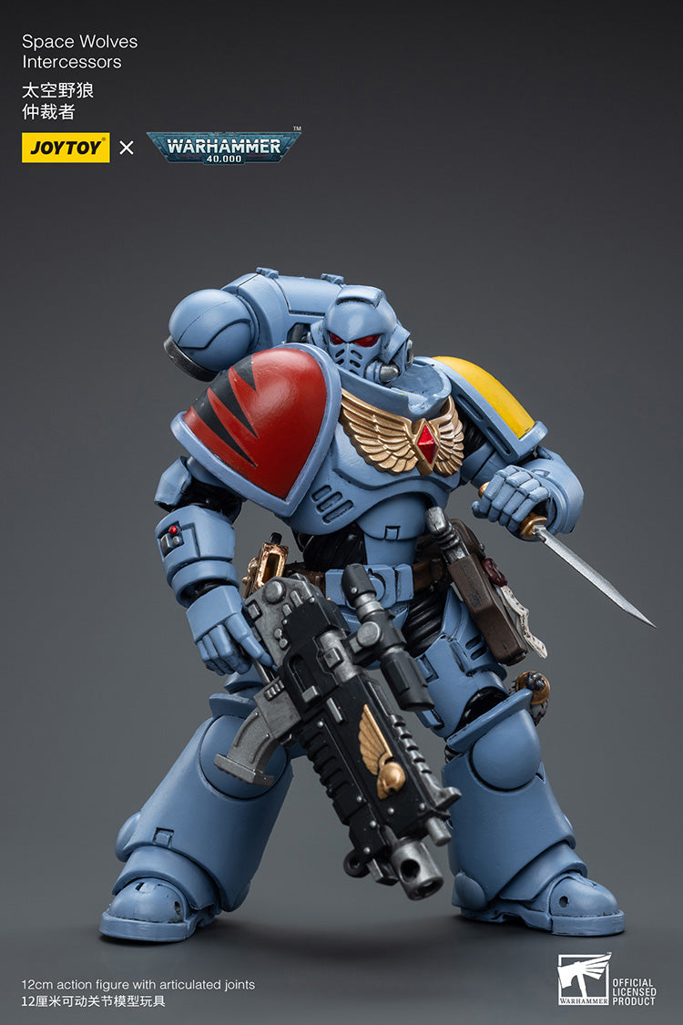 Joytoy Warhammer 40k Space Wolves Intercessors with Bolt Rifle