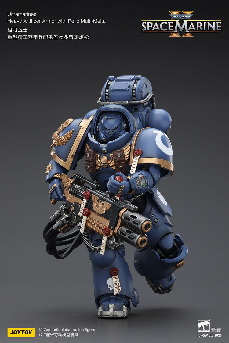 Joytoy Warhammer - Ultramarines Heavy Artificer Armor with Relic Multi-Melta