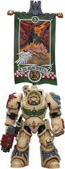 Joytoy Warhammer 40k Dark Angels Deathwing Ancient with Company Banner
