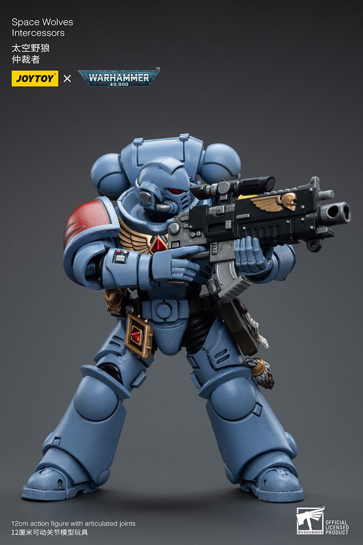 Joytoy Warhammer 40k Space Wolves Intercessors with Bolt Rifle