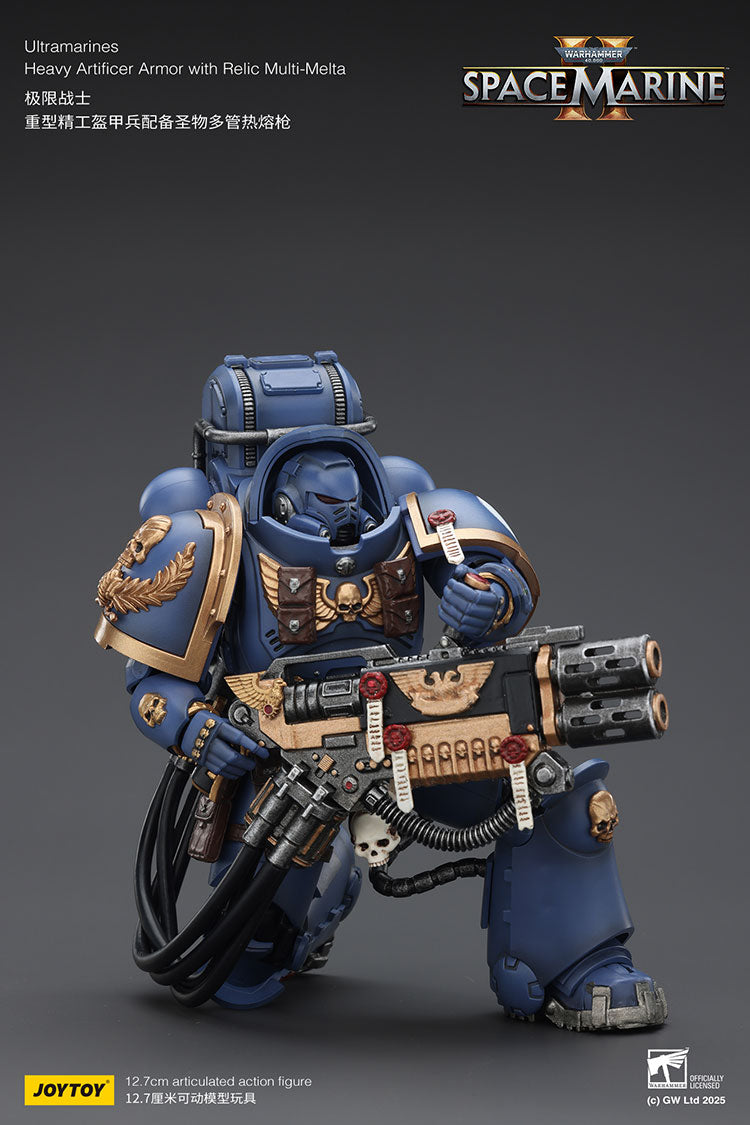 Joytoy Warhammer - Ultramarines Heavy Artificer Armor with Relic Multi-Melta