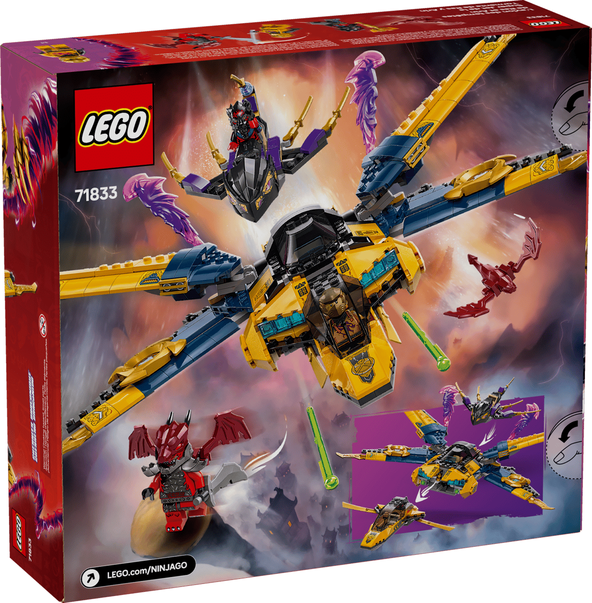 LEGO Ninjago Ras and Arin's Super Storm Jet 71833