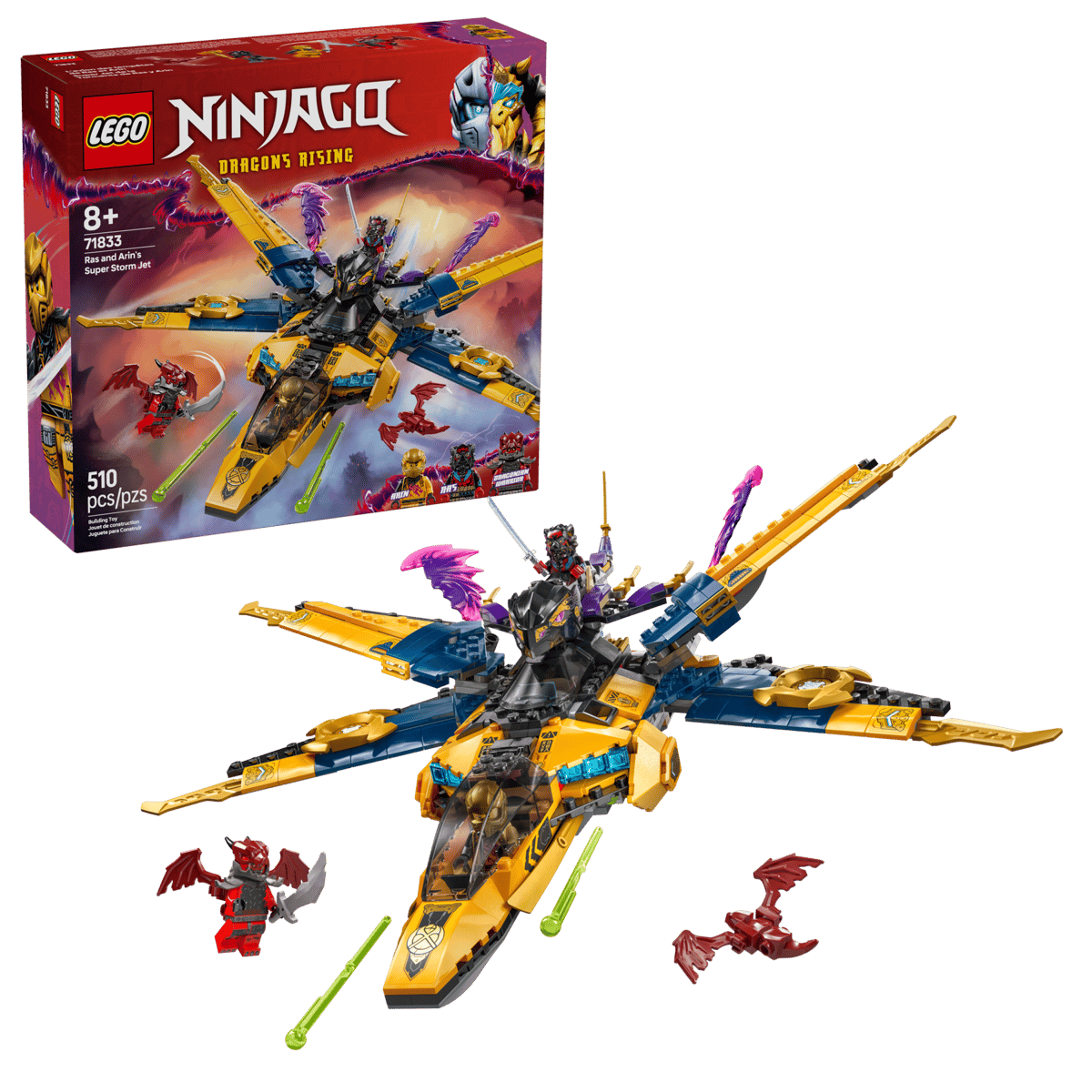 LEGO Ninjago Ras and Arin's Super Storm Jet 71833