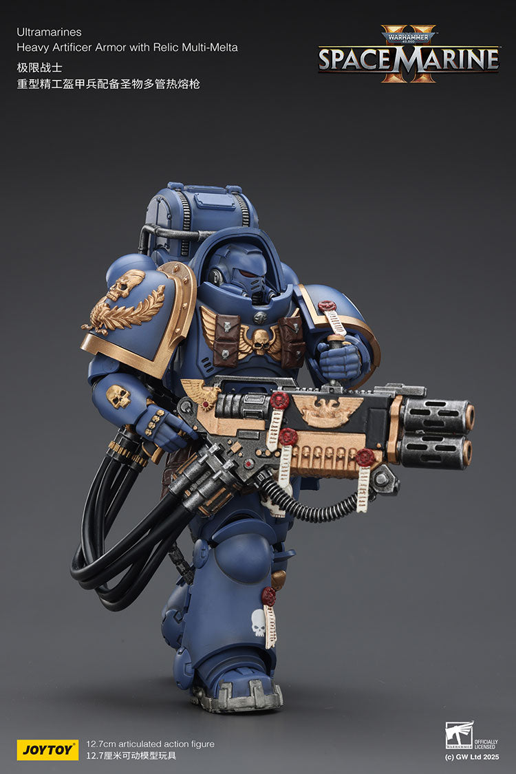 Joytoy Warhammer - Ultramarines Heavy Artificer Armor with Relic Multi-Melta