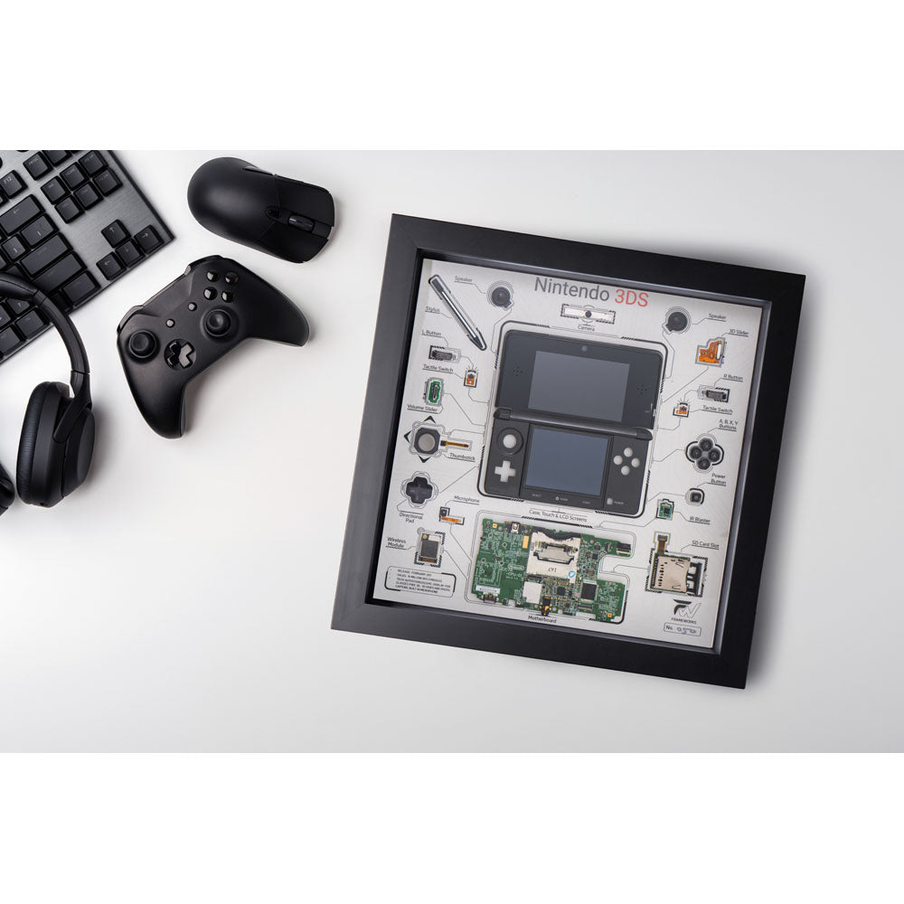Frameworks - Nintendo - 3DS (Cosmo Black) - Deconstructed Premium Display (Copy)