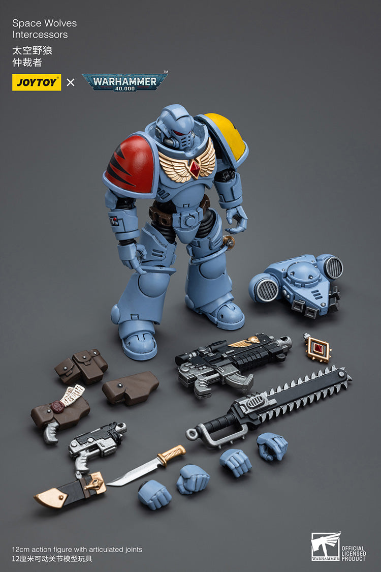 Joytoy Warhammer 40k Space Wolves Intercessors with Bolt Rifle