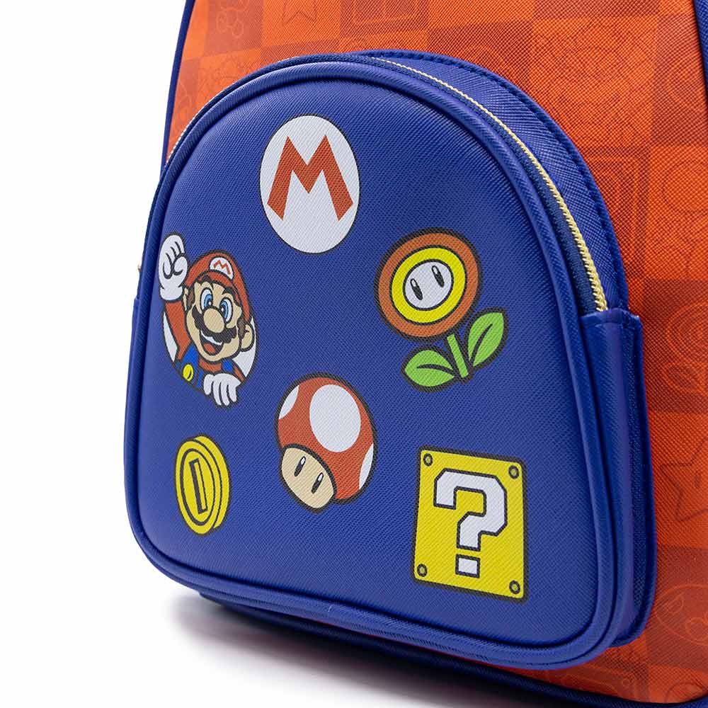 Nintendo - Super Mario Stickers Mini Backpack