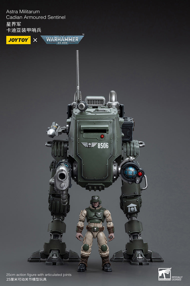 Joytoy Warhammer 40k Astra Militarum Cadian Armoured Sentinel
