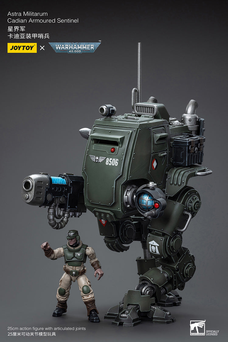 Joytoy Warhammer 40k Astra Militarum Cadian Armoured Sentinel