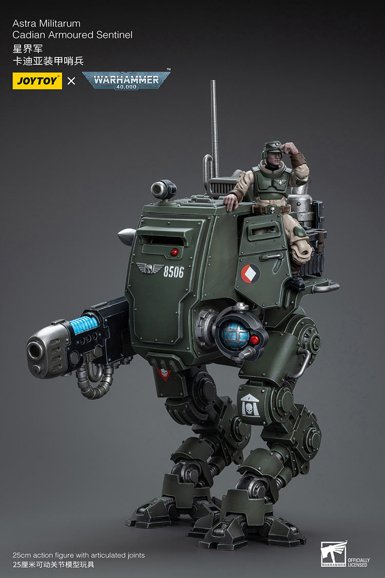 Joytoy Warhammer 40k Astra Militarum Cadian Armoured Sentinel